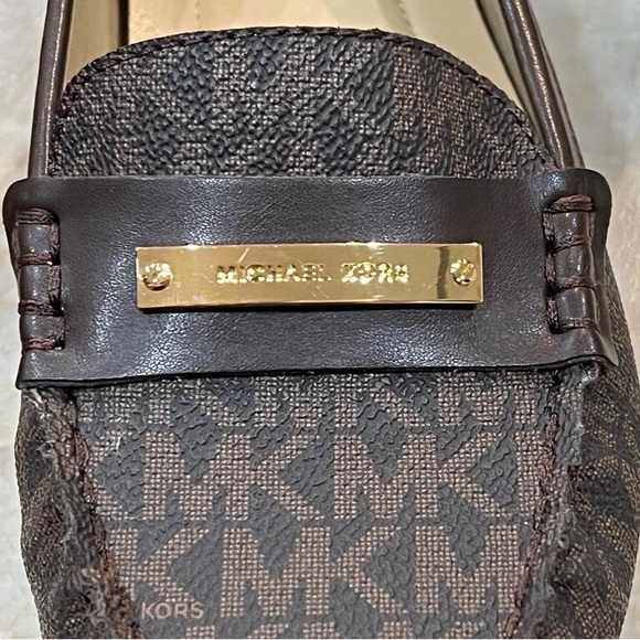 Michael by Michael Kors Everett Leather Loafers for Women. NEW - Picture 7 of 8